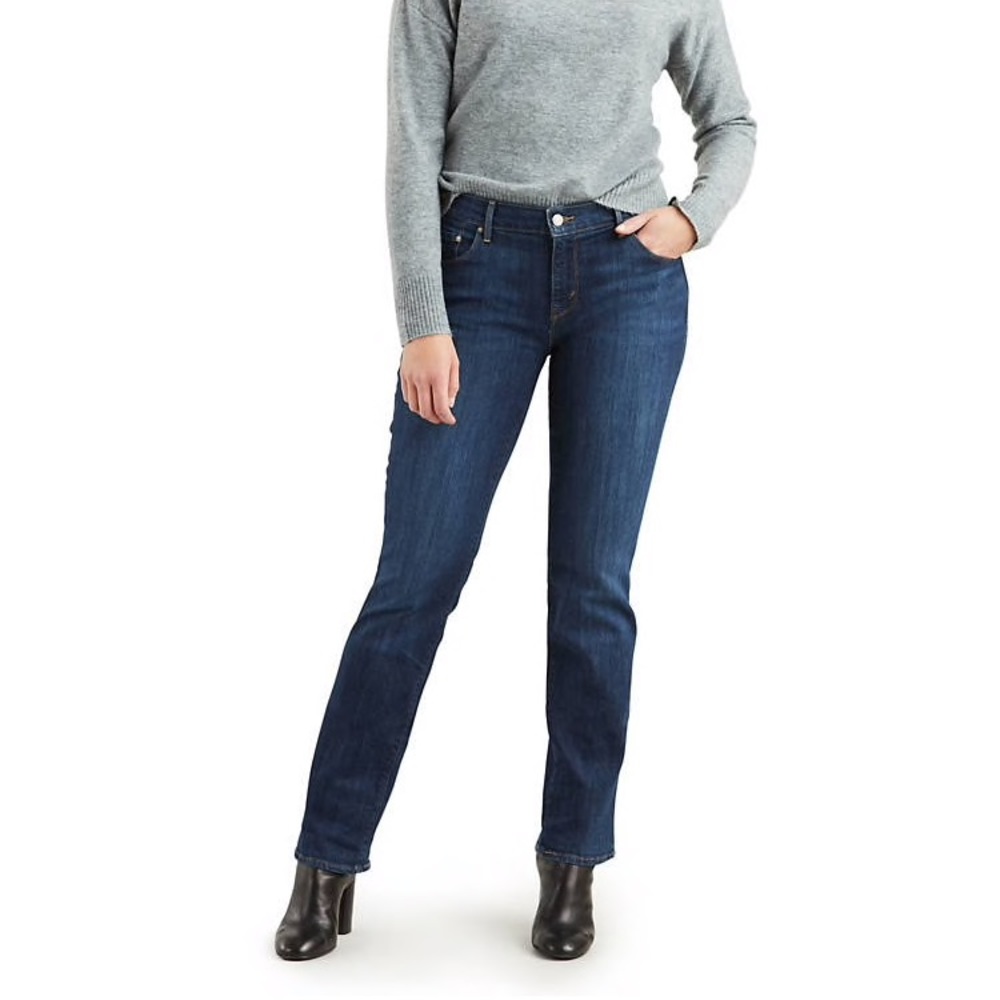 Levi’s 505 Straight Denim Blue Jeans, size 27